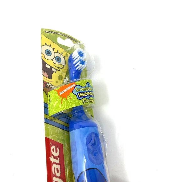 Colgate Nickelodeon SpongeBob Squarepants Battery Powered Toothbrush Vintage - Picture 7 of 7